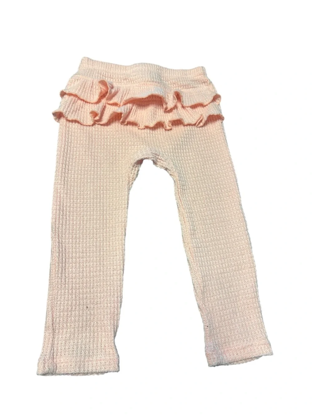 Okie Dokie Hello Pumpkin Waffle Knit 2-Piece Set Pink 18M